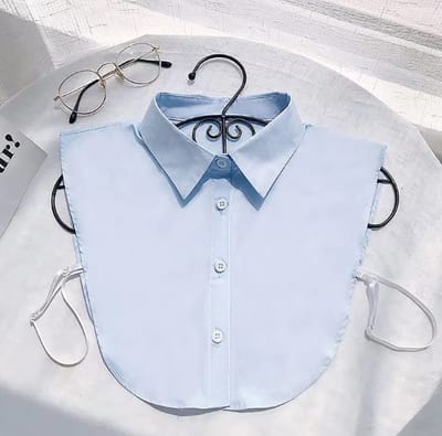 Actie4you® - Losse kraag - Blouse kraagje - Nep los kraagje – Nep Kraagje – Punt kraag – Licht Blauw