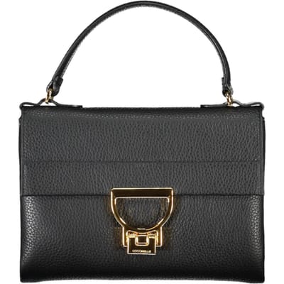 COCCINELLE Leren Handtas Schoudertas Arlettis Handbag Noir Zwart