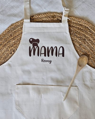 Keukenschort “MAMA” gepersonaliseerd met naam | dames | Verjaardags cadeau | moederdag kerst