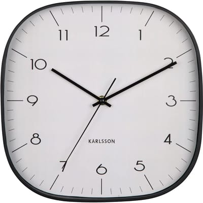 Karlsson Wandklok Grato Cuadrado - Warmgrijs - 4.3x29x29cm - Wandklok Modern