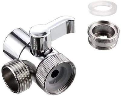 1 pack - Hoge druk en hoge temperatuurbestendige schakelaar kraanadapter M24 - Sluit keuken gootsteen omleiding omleidingsklep aan - kraanconnector - Geschikt voor toilet bidet douche