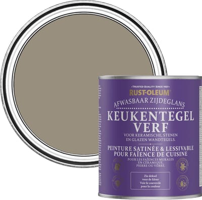 Rust-Oleum Bruin Keukentegelverf Zijdeglans - Cacao 750ml