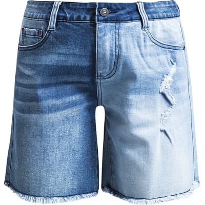 R.E.D. by EMP Shorts - Denim short met slijtage details - 27 - voor Vrouwen - blauw