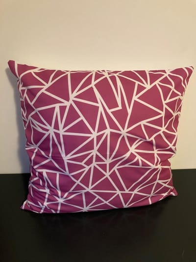 Nordic Geometry Collection Kussenhoes – Purple Edition - 45x45 cm