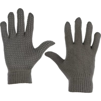 Avento Gebreide Handschoenen - Volwassenen - Grijs - Antislip - Maat XS/S