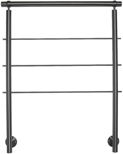 Roestvrij Stalen Leuning voor Zijdelingse Montage - Ideaal voor Trap, Balkon, en Terras - Lengte 180 cm