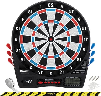 Elektronisch Dartbord - Softtip Dartbord - Dartspel Spelen - Automatische Scoring - 15.5 inch - Zwart