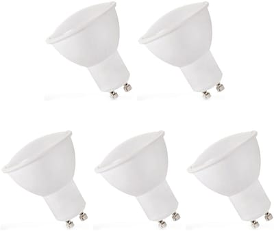 Spectrum LED Lamp GU10 1.5W - 230V - 120 Lumen - 3000K Warm Wit - Gezellig licht - Energiezuinig - 5 stuks