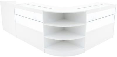 Eclipse led winkel toonbank set - wit - lm60/tb60/2xc1200 - led