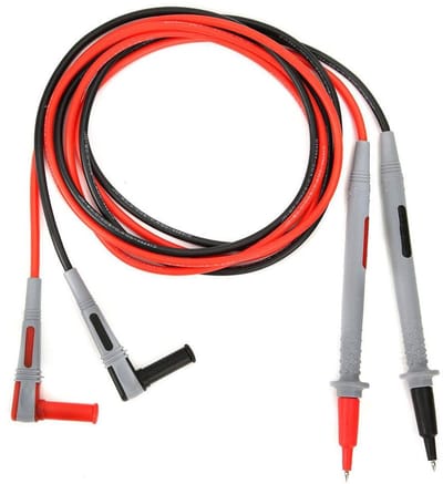 Multimeter Meetsnoer - Testkabels - Elektronica Testen - 1000V 10A - 150 cm - Zwart