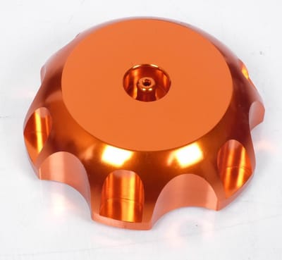 vparts tankdop voor kawasaki 250 kxf 741-no / oranje geanodiseerd nieuw