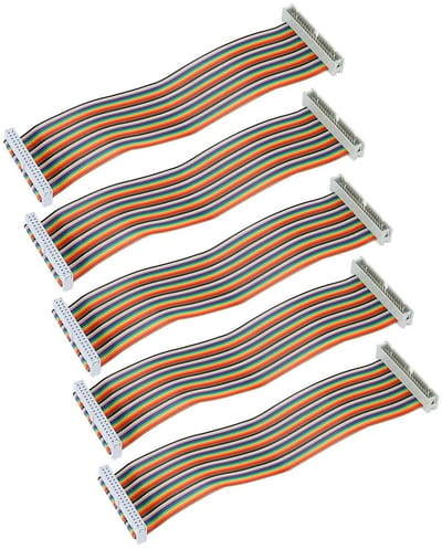 Allecto - GPIO Kabel - Male naar Female 40pin - 20cm - Geschikt voor Raspberry Pi - Elektronica accessoires - Verlengkabel - Hoogwaardige kwaliteit