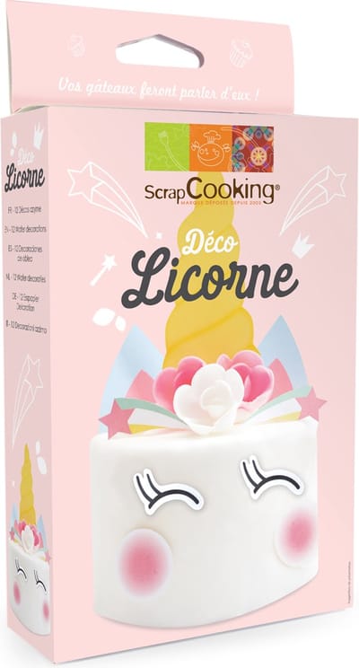 ScrapCooking  - Unicorn Decoratie - Set/12