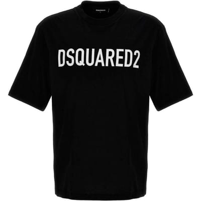 DSquared2 Herenlogo T-Shirt (Zwart)