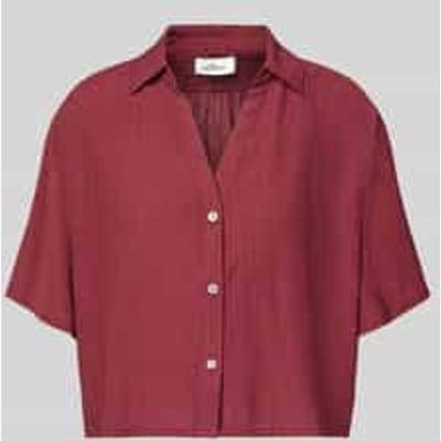 s.Oliver  Blouses Burgundy Größe: 34 | Blusen Outlet | Damen | Braun