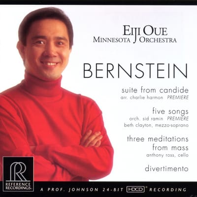 Minnesota Orchestra, Eiji Oue - Bernstein: Suite From Candide, Five Songs, Three Meditations From Mass, Divertimento (CD)