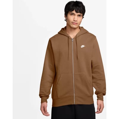 Hooded sweatshirt met rits Nike Club