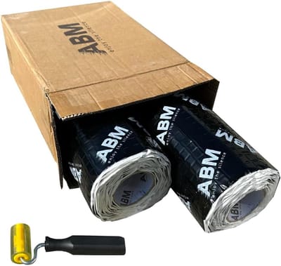 2 Rollen Geluidsisolatie en Warmte-Isolatiemat Butylrubber | 2,5 mm Dikte | Totaal 2 m²