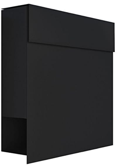 Muurbrievenbus met Krantenvak – Modern Design in Zwart