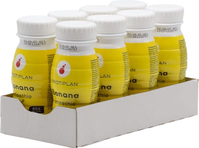 Protiplan - Tray Proteïne Smoothie Banaan - 8 x 200 ml - Voordeelpak - Ready to go proteïnedrank