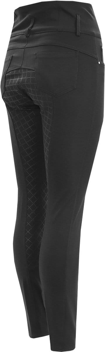 Epplejeck Paardrijbroek Epplejeck Ejtioga High Waist Full Grip Zwart - 32