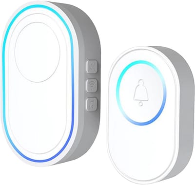 Deursensor Chime - Toegangsalarm Welkomstsignaal - Woning Kantoor Winkel - Draadloze Installatie Plug Play - 13 3x7 8x6 3cm