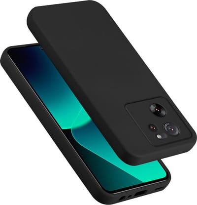 Cadorabo Hoesje geschikt voor Xiaomi 13T / 13T Pro in LIQUID ZWART - Beschermhoes gemaakt van flexibel TPU silicone Case Cover
