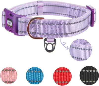 Reflecterende Verstelbare Halsband voor Middelgrote Honden - Veilig en Comfortabel