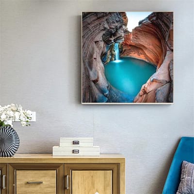 Diamant borduurwerk volledige set Lake Diamond schilderij landschap diamant landschap strass foto kits 30x30CM