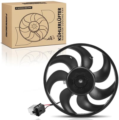 Frankberg 1x Motorradiateur Enkele ventilator