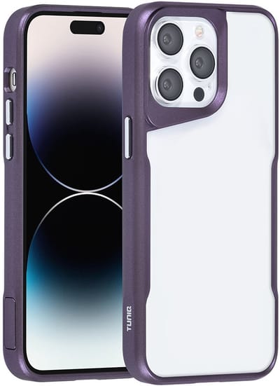 TUNIQ telefoonhoesje voor Apple iPhone 14 Pro Max - Siliconen backcover - Paars