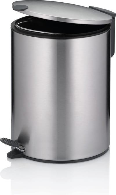 Pedaal Afvalemmer, 5 L, Zilver - Kela | Mats