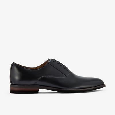 Banstead Kant Zwarte Leren Schoenen
