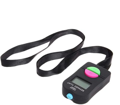 Digitale Handteller - Clicker Teller - Nauwkeurig Tellen - Eenvoudige Reset - 7 x 4.5 cm - Zwart