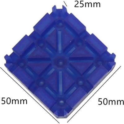 Kit d'outils pour enlever les bracelets de montre Portable Bloc de montre Marteau Outil pour enlever les barrettes à ressort Jeu de poinçons Bleu blue
