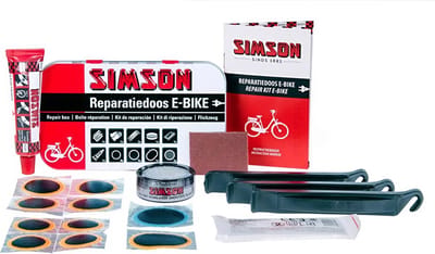 Simson - Reparatiedoos E-Bike - Inclusief pleisters en solutie