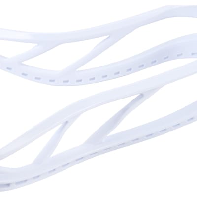Onbespannen Lacrosse Hoofd Nylon Hoge Sterkte Lacrosse Stick Hoofd Vervanging voor Competitie Sporttraining Zwart White wit
