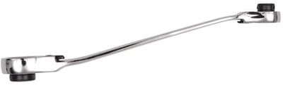 Wurth - Dubbele ratelringsleutel 1/4 inch gebogen - 1/4 inch en metrische dubbele ringratelsleutel Voor zeskantaandrijving Aansluiting 1/4 inch