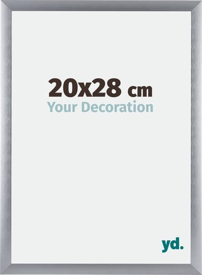 Your Decoration - Fotolijst 20x28 cm - Aluminium - Zilver Geborsteld - Tucson