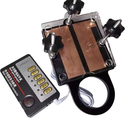 Ballencrusher Electro Shock- RVS - Scrotum - Balzak - E-stim stroom - Brancard - BDSM