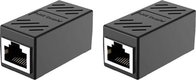 Orbit Electronic UTP koppelstuk - RJ45 Female naar Rj45 Female - Zwart - Per 2 stuk(s)