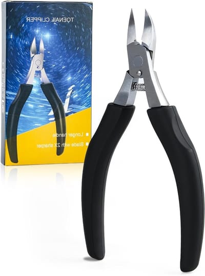 Professionele Nagelschaartjes voor Teennagels - Ergonomische RVS Nagelknippers voor Dikke en Moeilijk te Knippen Nagels | Geschikt voor Senioren, Mannen en Vrouwen
