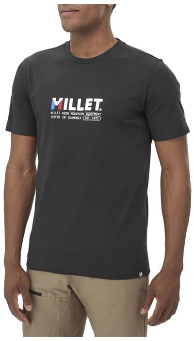 Millet Miv10140 T-shirt Met Korte Mouwen Zwart S Man
