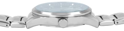 JUST WATCH herenhorloge roestvrij staal zilver, datumweergave