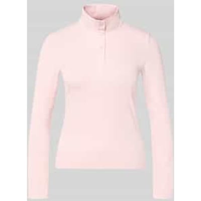 Slim fit shirt met lange mouwen van katoenmix