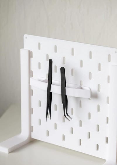 Tweezer Houder - Pincet Organizer - Gereedschap Opbergen - Speciaal Ontworpen - 15 cm - Zwart