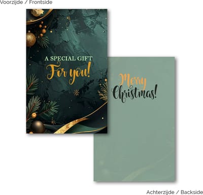 30 Kerstlabels 5x8cm - kerst labels - Kerst cadeau labels - Kerst label karton - kerstcadeau labels - Kerst label - Cadeau label - kado labels