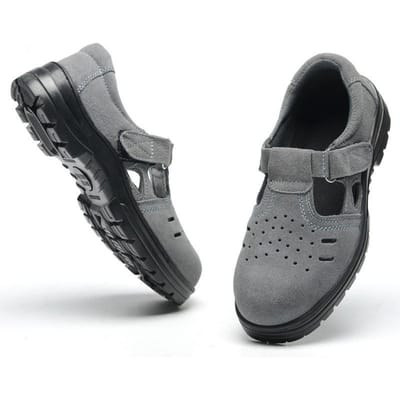 Heren Anti-Verplettering en Anti-Penetratie Veiligheidsbeschermende Werkschoenen Lichtgewicht en Slijtvast Ademende Zomersandalen 42 black