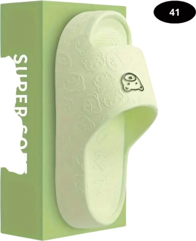 Livano Badslippers Dames & Heren - Comfortabel - Flip Flops - Sauna - Zomer - Groen - Maat 41