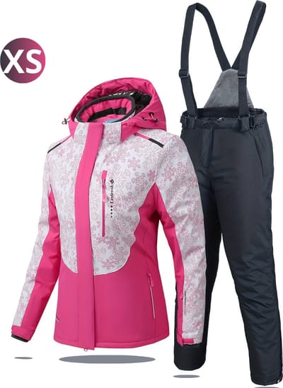 Bovista Ski Suit - Skipak - SkiBroek - Wintersport - Skijas - Dames - 2-Delig - Roze - Maat XS